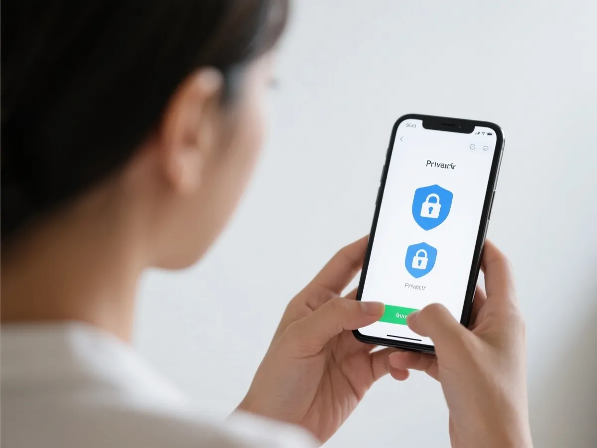 移动端安全使用示意