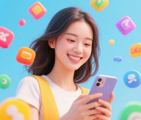 用户沉浸在线上娱乐互动中